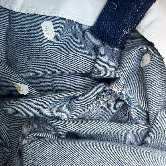 80s Oscar De La Renta High Rise Straight Leg Jeans Deadstock NWT 26"x37.5" - Picture 8 of 9